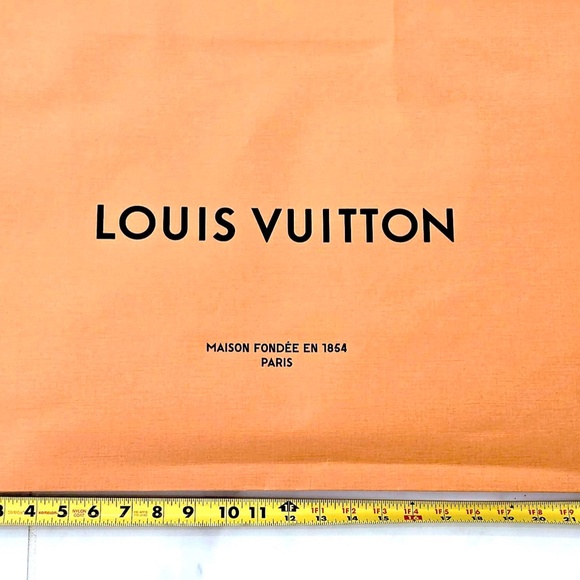 Rare Brand New LOUIS VUITTON Authentic New XXL Orange Gift/Shopping Tote… - Picture 10 of 13